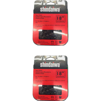 S91PX62CQ - CHAINSAW CHAIN BY SHINDAIWA - 91PX AdvanceCut,  PITCH 3/8" LP, 18" BAR, 0.050" GAUGE, 62