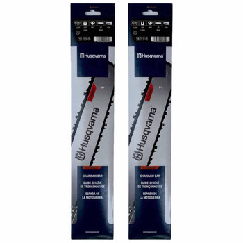 HUSQVARNA Guide Bar  - X -Force ,16"BAR, 66 DRIVE LINKS, .050"GAUGE, .325"PITCH  - 2 PACK
