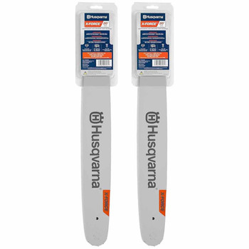 HUSQVARNA Guide Bar  - X -Force ,20"BAR, 80 DRIVE LINKS, .050"GAUGE, .325"PITCH   - 2 PACK