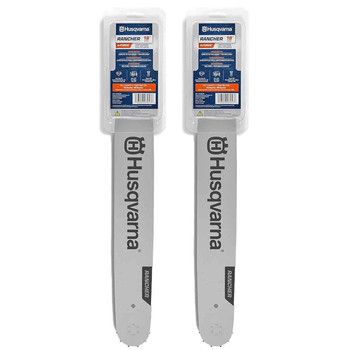 HUSQVARNA Guide Bar  - Rancher ,18"BAR, 68 DRIVE LINKS, .050"GAUGE, 3/8"PITCH  - 2 PACK