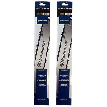 HUSQVARNA Guide Bar  - Rancher ,20"BAR, 72 DRIVE LINKS, .058"GAUGE, 3/8"PITCH  - 2 PACK