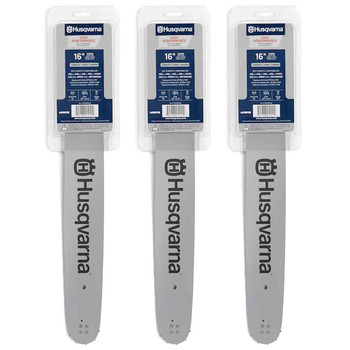 HUSQVARNA Guide Bar  - Laminated ,16"BAR, 66 DRIVE LINKS, .050"GAUGE, .325"  - 3 PACK