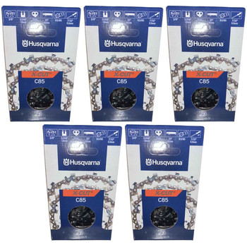 HUSQVARNA Chains - X -CUT C85 ,20"BAR, 72 DRIVE LINKS, .058"GAUGE, 3/8"  - 5 PACK