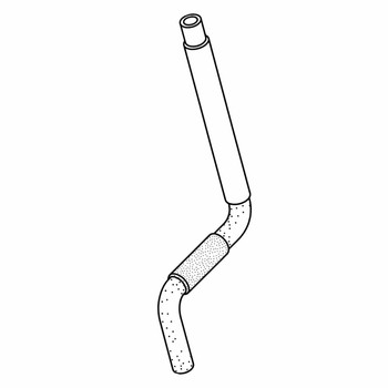 Honda OEM 16850Z6L040 TUBE COMP A FUEL Honda Original Part - SUPERSEDED FROM 16850-Z6L-030
