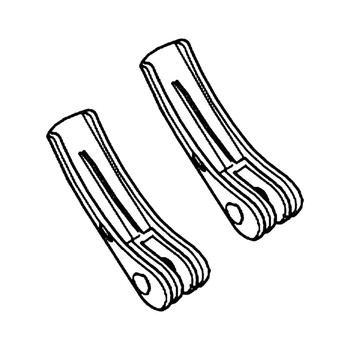 Husqvarna OEM BUCKLE - ORANGE HUSQVARNA 535290601 (2 Pack)