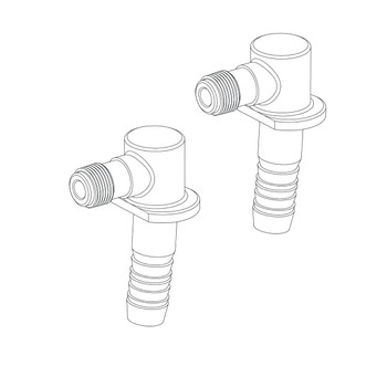 Husqvarna OEM ELBOW 521055401 (2 Pack)
