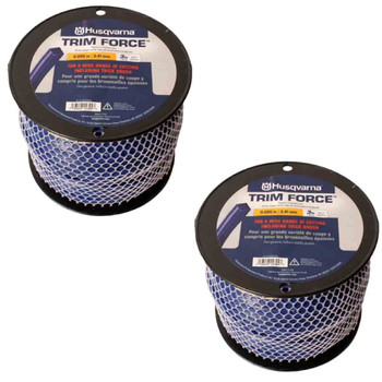 Husqvarna OEM HUS TRIMFORCE SQUARE .095X840' 529337503 (2 Pack)