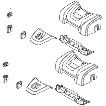 Husqvarna OEM COVER KIT 598512201 (2 Pack)