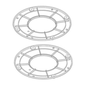 Husqvarna OEM CLUTCH COVER BBC COVER 582866701 (2 Pack)