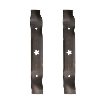 Husqvarna OEM 46" STAR HOLE MULCHING BLADE 532152443 (2 Pack)