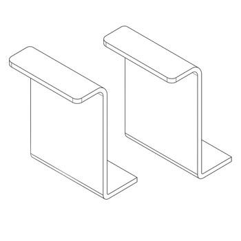 Husqvarna OEM BRACKET, BATTERY MOUNT: Z500 582460606 (2 Pack)