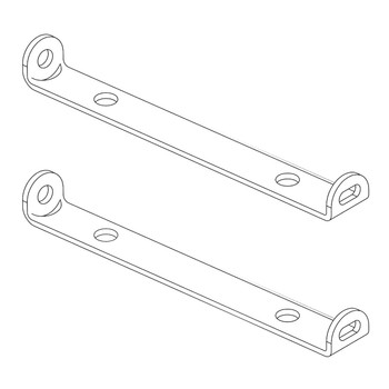 Husqvarna OEM BRACKET SEAT, RZ X431 BLACK 596958402 (2 Pack)