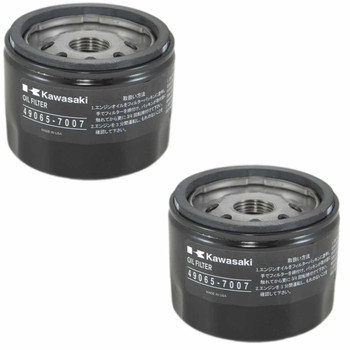 Kawasaki OEM Oil Filter 490657007 For FX1000-35HP Engine (2 Pack)