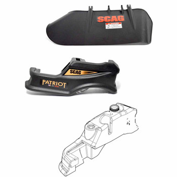 Fuel Tanks And Chute Kit For Scag SPZ-61H-27CX PATRIOT 61" CXi Series™ - 27HP