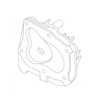 Honda Engines OEM 12211-ZV0-010 - CYLINDER HEAD - Honda Engines Original Part