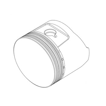 Honda Engines OEM 13104-ZE6-023 - PISTON (0.75) - Honda Engines Original Part