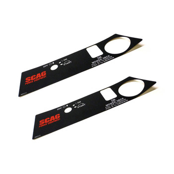 DECAL INSTR PANEL UPPER FOR SCAG MOWERS