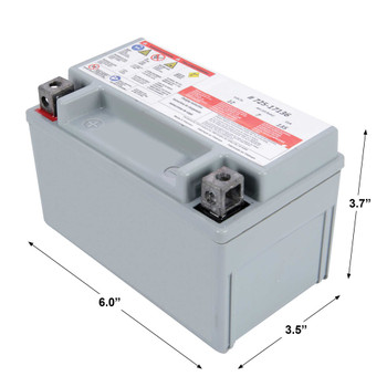 Cub Cadet - Part 725P17136 - 12-Volt Absorbent Glass Mat (AGM) Battery - 135 CCA (OEM part) - Image 4
