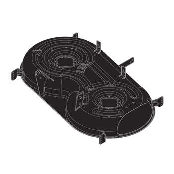 Cub Cadet - Part 983-05076A-0637 - 42" Deck Shell (Powder Black) (OEM part) - Image 1