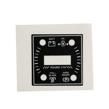 Cub Cadet - Part 777I25144 - LBL-HOUR METER LH POD (OEM part) - Image 1