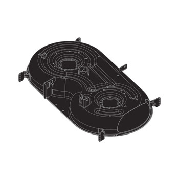 Cub Cadet - Part 983-04598A-0637 - 42" Deck Shell (Powder Black) (OEM part) - Image 1