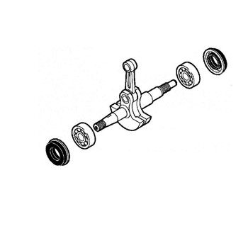 Echo OEM  P021010703 - CRANKSHAFT ASSY - Echo Original Part - Image 1