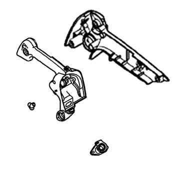 Echo OEM P021015860 - HANDLE SET, REAR - Echo Original Part
