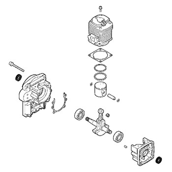 Echo OEM SB1054 - SHORT BLOCK PB-610 PB-611 - Echo Original Part