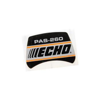 Echo OEM X503000460 - LABEL, MODEL - Echo Original Part