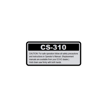 Echo OEM  X503009470 - LABEL MODEL - Echo Original Part - Image 1
