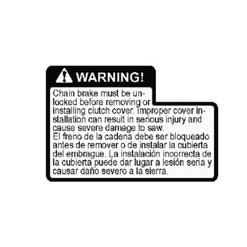 Echo OEM  X505002062 - LABEL CAUTION - Echo Original Part - Image 1