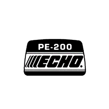 Echo OEM  X543000200 - LABEL MODEL - Echo Original Part - Image 1
