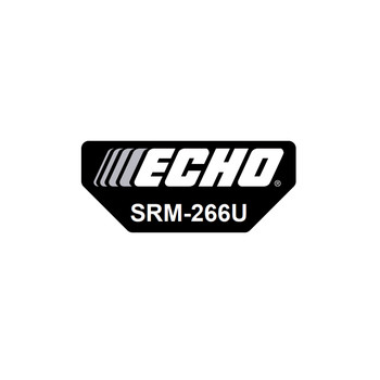 Echo OEM  X547002000 - LABEL MODEL SRM-266U - Echo Original Part - Image 1