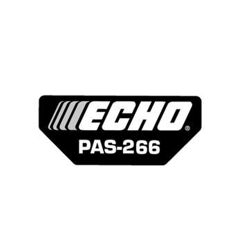 Echo OEM X547002080 - LABEL, MODEL PAS-266 - Echo Original Part