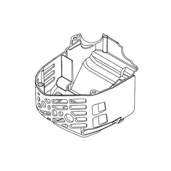 Echo OEM  A160003580 - CYLINDER COVER (HC-2020) - Echo Original Part - Image 1