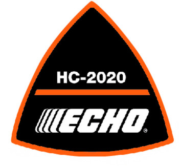 Echo OEM  X502001100 - LABEL MODEL HC-2020 - Echo Original Part - Image 1