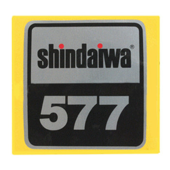 Shindaiwa OEM 22175-92180 - Label Name Plate R - Shindaiwa Original Part - Image 1