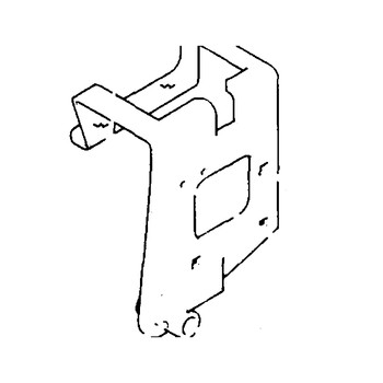 Scag OEM 45973 - CONTROL PLATE WELDMENT, LH - Scag Original Part