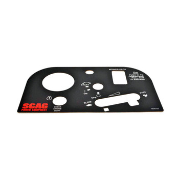 Scag OEM 484703 - DECAL, INSTRUMENT PANEL - STC-CV-EFI - Scag Original Part - Image 1