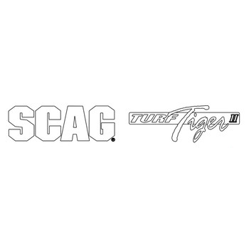 Scag OEM 485680 - DECAL, STT-AC HOOD - Scag Original Part - Image 1