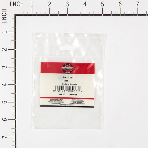 Briggs and Stratton OEM 691029 - NUT Briggs and Stratton Original Part - Image 1