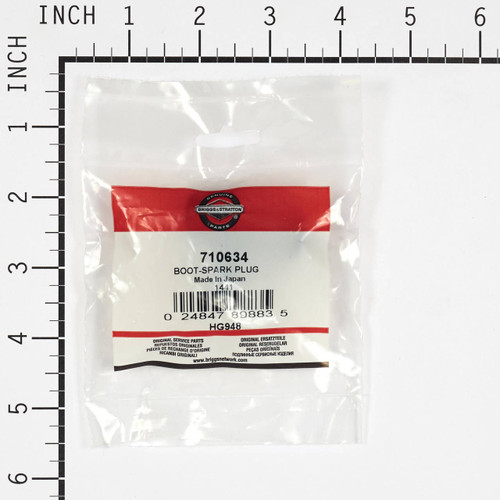 Briggs and Stratton OEM 710634 - BOOT-SPARK PLUG Briggs and Stratton Original Part - Image 1