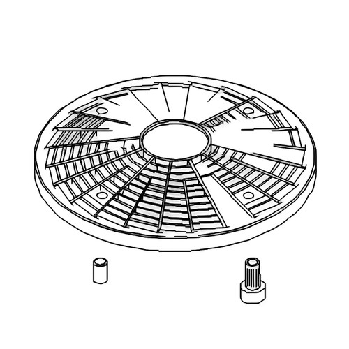 Briggs and Stratton OEM 494439 - SCREEN-ROTATING Briggs and Stratton Original Part - Image 1