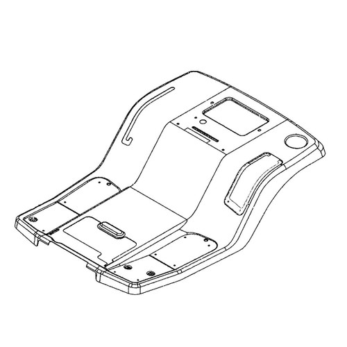 Briggs and Stratton OEM 1750975CAYP - DECK SEAT - Briggs and Stratton Original Part