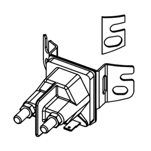 Briggs and Stratton OEM 595150 - SOLENOID-STARTER Briggs and Stratton Original Part - Image 1