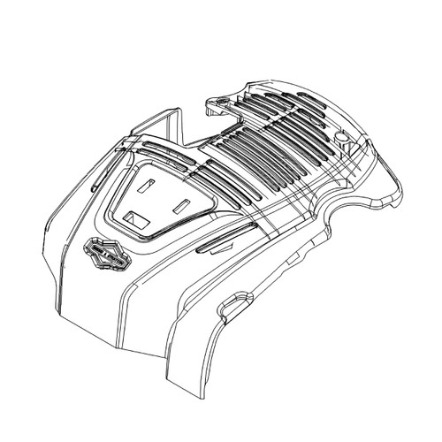 Briggs and Stratton OEM 595180 - COVER-BLOWER HOUSING Briggs and Stratton Original Part - Image 1