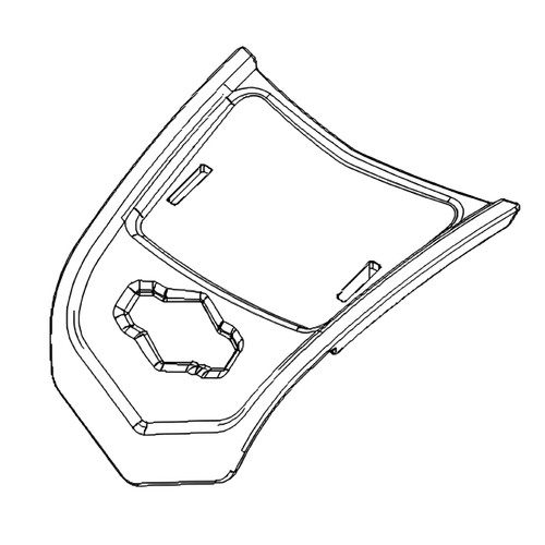 Briggs and Stratton OEM 596037 - TRIM-BLOWER HOUSING COVER Briggs and Stratton Original Part - Image 1