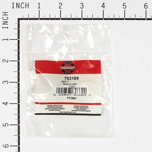 Briggs and Stratton OEM 703159 - BOLT Briggs and Stratton Original Part - Image 1