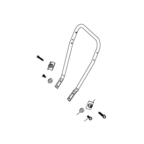 Briggs and Stratton OEM 707807 - KIT-LOWER HANDLE Briggs and Stratton Original Part