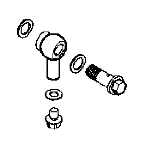 Briggs and Stratton OEM 707460 - DRAIN Briggs and Stratton Original Part - Image 1